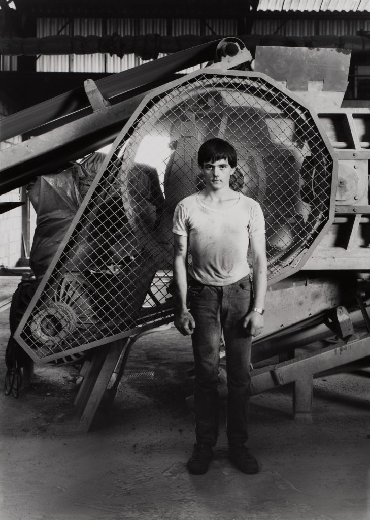 <i>Tuilerie, Buxières-les-Mines, Allier, juillet 1984</i> <br/> série « Portraits de Français »